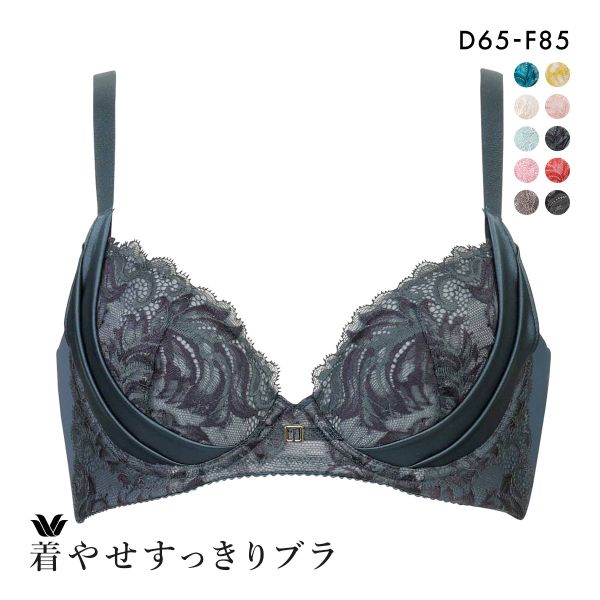 ワコール Wacoal 着やせすっきりブラ プレミアム 12series BXD712 12G 3/4カップブラジャー DEF 脇高 脇肉 単品