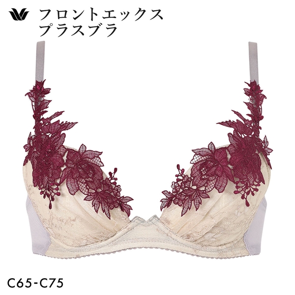 ワコール フロントエックスプラスブラ プレミアム 30series BXD730 30G 3/4カップブラジャー C Wacoal