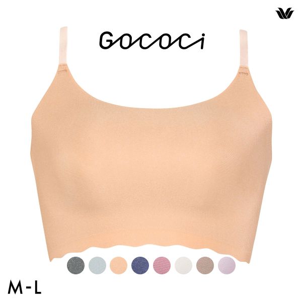 ワコール Wacoal ゴコチ GOCOCi CGG220 ラクに美胸キープ シームレス ノンワイヤーブラ ベンベルグ ML フラット 単品