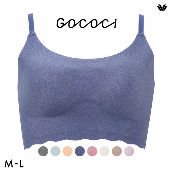 ワコール Wacoal ゴコチ GOCOCi CGG220 ラクに美胸キープ シームレス ノンワイヤーブラ ベンベルグ ML フラット 単品