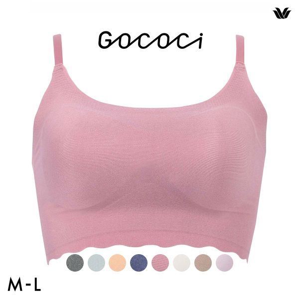 ワコール Wacoal ゴコチ GOCOCi CGG220 ラクに美胸キープ シームレス ノンワイヤーブラ ベンベルグ ML フラット 単品
