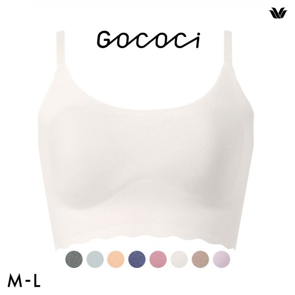 ワコール Wacoal ゴコチ GOCOCi CGG220 ラクに美胸キープ シームレス ノンワイヤーブラ ベンベルグ ML フラット 単品