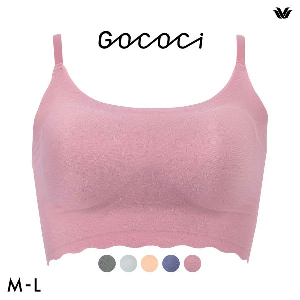 ワコール Wacoal ゴコチ GOCOCi CGG220 ラクに美胸キープ シームレス ノンワイヤーブラ ベンベルグ ML フラット 単品