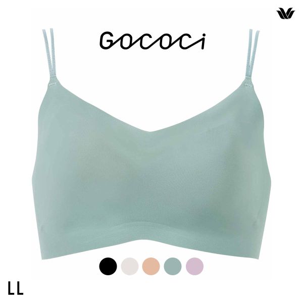 ワコール ゴコチ CGG233 ハーフトップ ノンワイヤー ブラジャー LL ブラレット ワイヤレス Wacoal GOCOCi