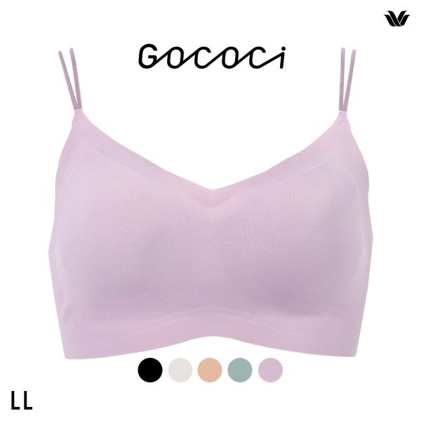 ワコール ゴコチ CGG233 ハーフトップ ノンワイヤー ブラジャー LL ブラレット ワイヤレス Wacoal GOCOCi