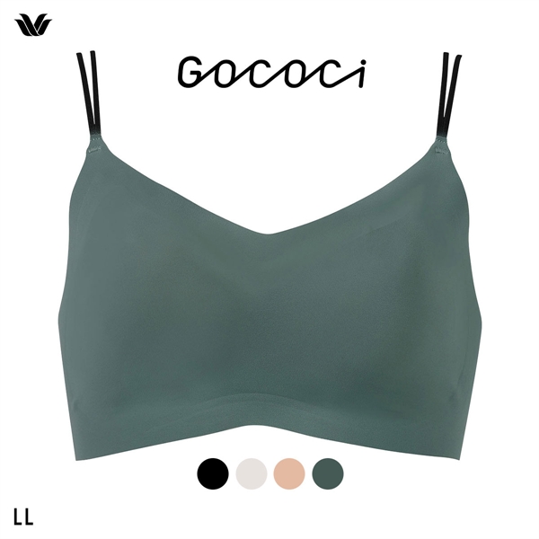 ワコール ゴコチ CGG233 ハーフトップ ノンワイヤー ブラジャー LL ブラレット ワイヤレス Wacoal GOCOCi