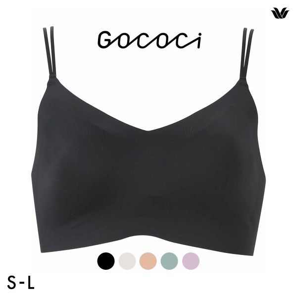 ワコール ゴコチ CGG233 ハーフトップ ノンワイヤー ブラジャー SML ブラレット ワイヤレス Wacoal GOCOCi