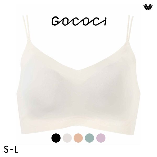ワコール ゴコチ CGG233 ハーフトップ ノンワイヤー ブラジャー SML ブラレット ワイヤレス Wacoal GOCOCi