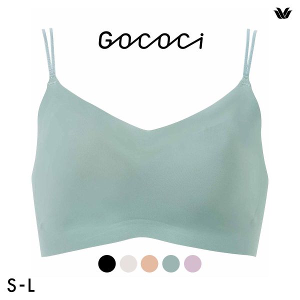 ワコール ゴコチ CGG233 ハーフトップ ノンワイヤー ブラジャー SML ブラレット ワイヤレス Wacoal GOCOCi