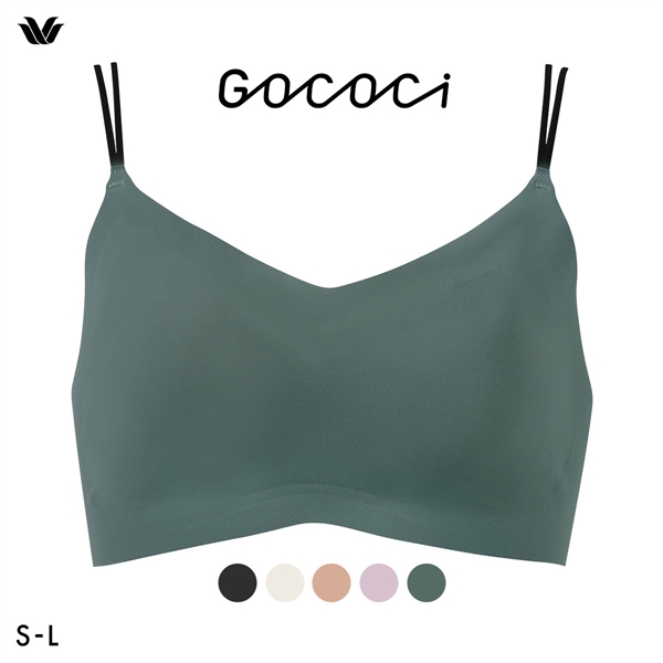 ワコール ゴコチ CGG233 ハーフトップ ノンワイヤー ブラジャー SML ブラレット ワイヤレス Wacoal GOCOCi