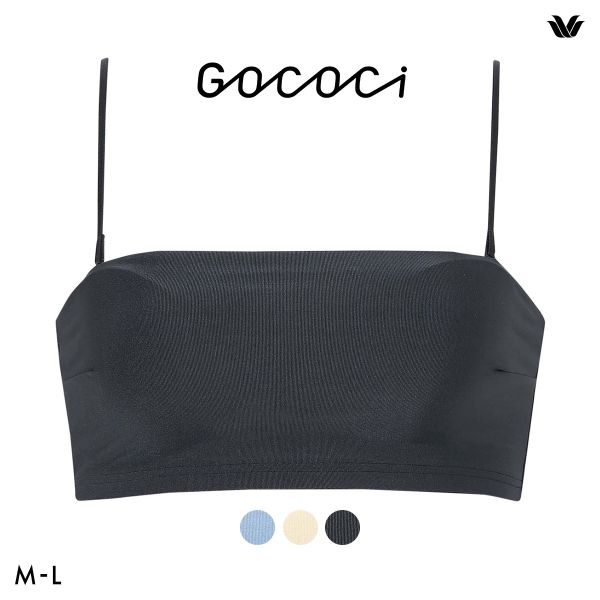ワコール ゴコチ cooomy. クーミー CGG244 ノンワイヤー ブラジャー ML Wacoal GOCOCi ハーフトップ バンドゥ ワイヤレス