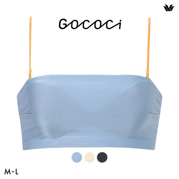 ワコール ゴコチ cooomy. クーミー CGG244 ノンワイヤー ブラジャー ML Wacoal GOCOCi ハーフトップ バンドゥ ワイヤレス