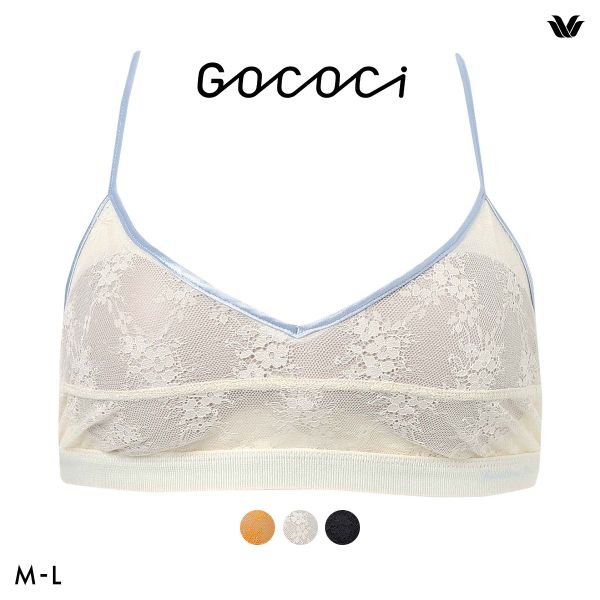 ワコール ゴコチ cooomy. クーミー CGG245 ノンワイヤー ブラレット ブラジャー ML Wacoal GOCOCi ハーフトップ ワイヤレス