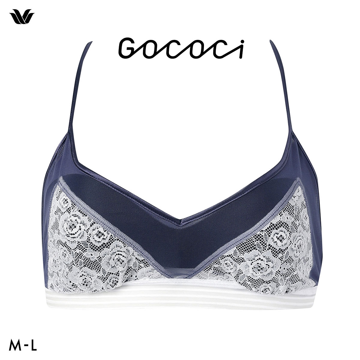 ワコール ゴコチ cooomy. クーミー ノンワイヤー ブラレット ブラジャー CGG246 ML Wacoal GOCOCi ハーフトップ ワイヤレス(WH-ホワイト-M)