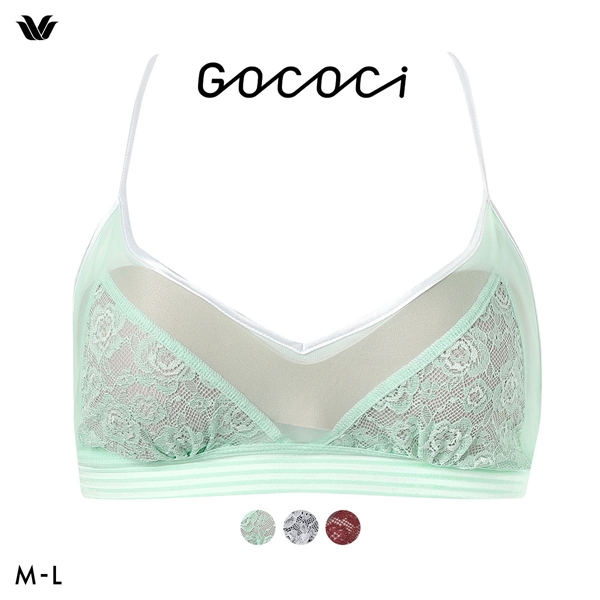 ワコール ゴコチ cooomy. クーミー ノンワイヤー ブラレット ブラジャー CGG246 ML Wacoal GOCOCi ハーフトップ ワイヤレス