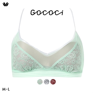 ワコール ゴコチ cooomy. クーミー ノンワイヤー ブラレット ブラジャー CGG246 ML Wacoal GOCOCi ハーフトップ ワイヤレス