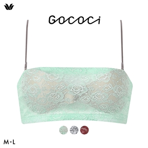 ワコール ゴコチ cooomy. クーミー ノンワイヤー ブラジャー CGG247 ML Wacoal GOCOCi ハーフトップ バンドゥ ワイヤレス