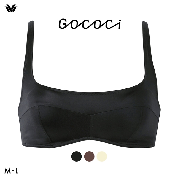ワコール ゴコチ cooomy. クーミー ノンワイヤー ブラジャー CGG248 ML Wacoal GOCOCi ハーフトップ ワイヤレス