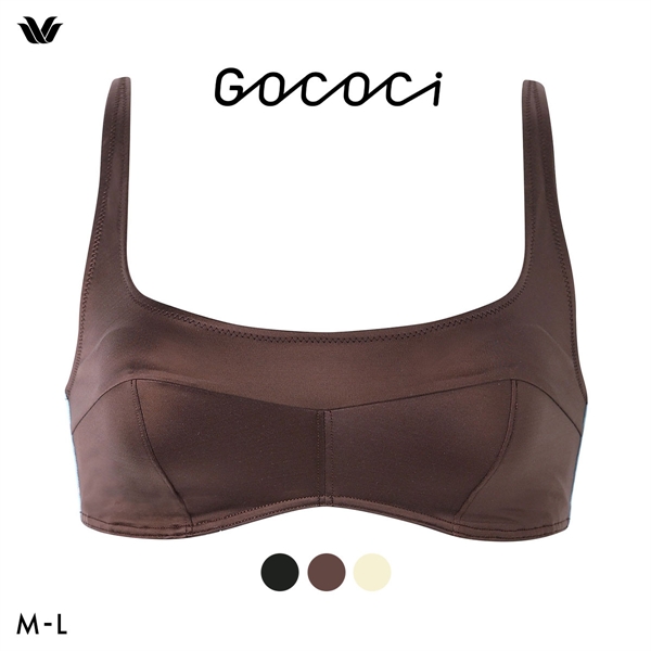 ワコール ゴコチ cooomy. クーミー ノンワイヤー ブラジャー CGG248 ML Wacoal GOCOCi ハーフトップ ワイヤレス