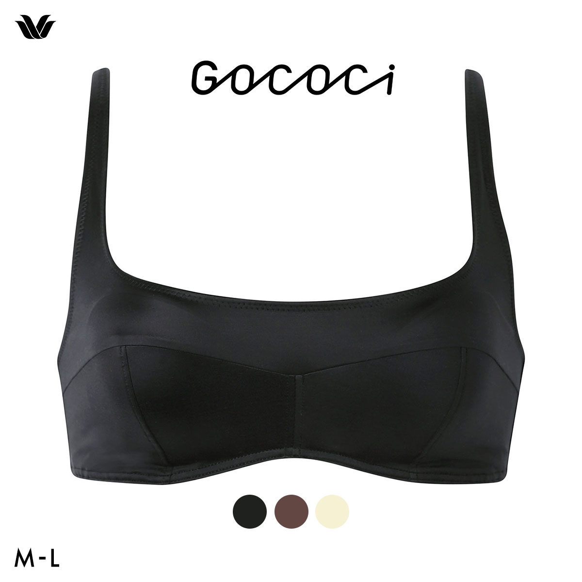 ワコール ゴコチ cooomy. クーミー ノンワイヤー ブラジャー CGG248 ML Wacoal GOCOCi ハーフトップ ワイヤレス