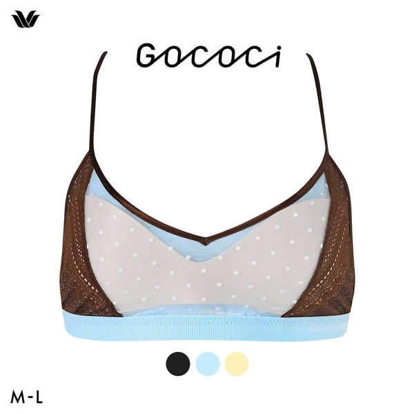 ワコール ゴコチ cooomy. クーミー ノンワイヤー ブラレット ブラジャー CGG249 ML Wacoal GOCOCi ハーフトップ ワイヤレス