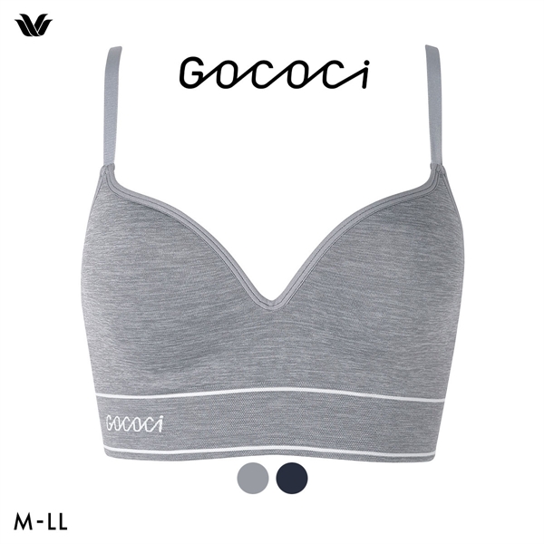 ワコール ゴコチ CGG256 ハーフトップ バストラインきれい ノンワイヤー ブラジャー ML ワイヤレス 大きいサイズ Wacoal GOCOCi