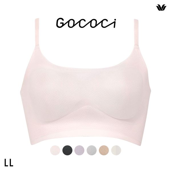 ワコール Wacoal 涼感ゴコチ GOCOCi 涼感 CGG271 ラクに美胸キープ シームレス　ノンワイヤーブラ ストラップタイプ LL