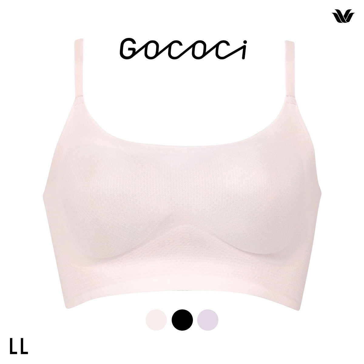ワコール Wacoal 涼感ゴコチ GOCOCi 涼感 CGG271 ラクに美胸キープ シームレス　ノンワイヤーブラ ストラップタイプ LL(BE-ベージュ-LL)