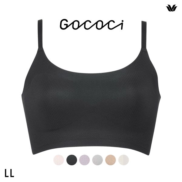 ワコール Wacoal 涼感ゴコチ GOCOCi 涼感 CGG271 ラクに美胸キープ シームレス　ノンワイヤーブラ ストラップタイプ LL