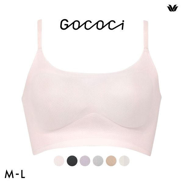 ワコール Wacoal 涼感ゴコチ GOCOCi 涼感 CGG271 ラクに美胸キープ シームレス　ノンワイヤーブラ ストラップタイプ ML