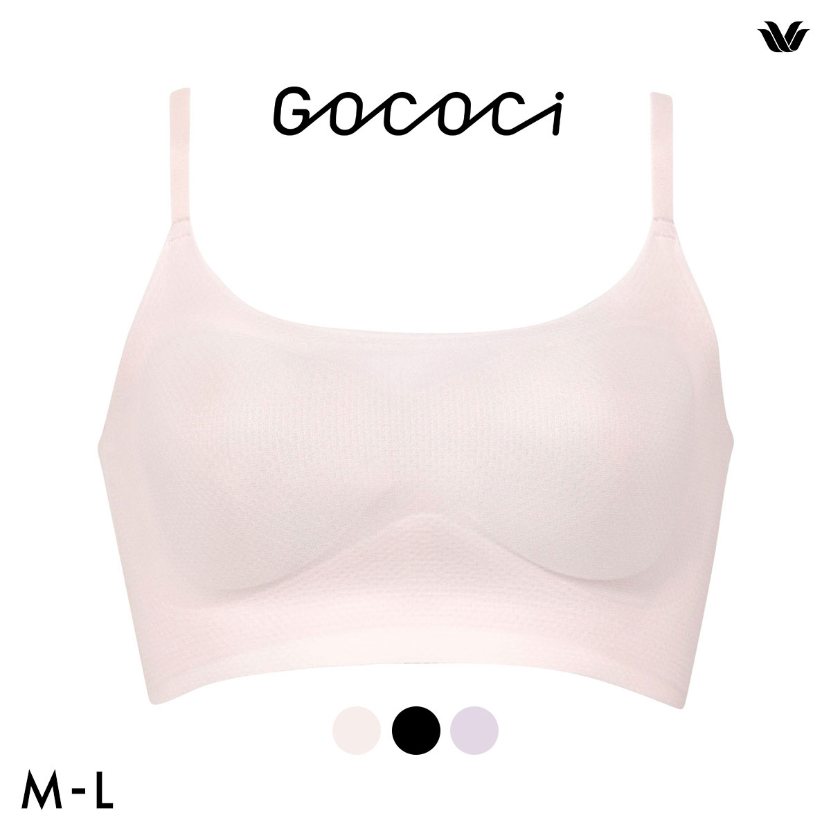 ワコール Wacoal 涼感ゴコチ GOCOCi 涼感 CGG271 ラクに美胸キープ シームレス　ノンワイヤーブラ ストラップタイプ ML(BE-ベージュ-M)
