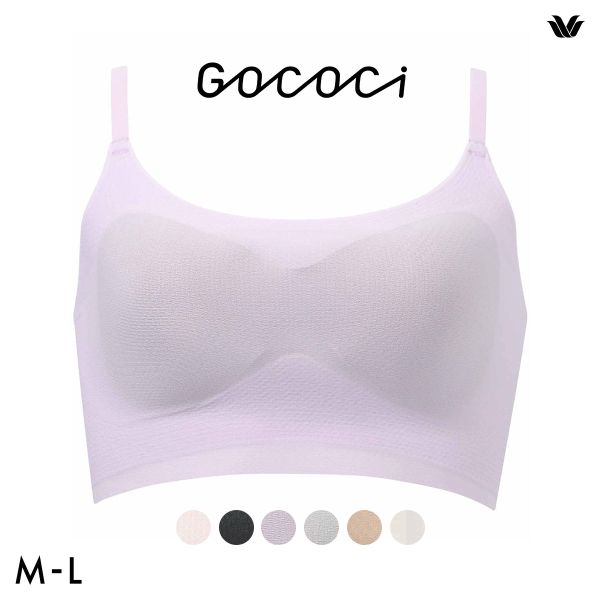 ワコール Wacoal 涼感ゴコチ GOCOCi 涼感 CGG271 ラクに美胸キープ シームレス　ノンワイヤーブラ ストラップタイプ ML