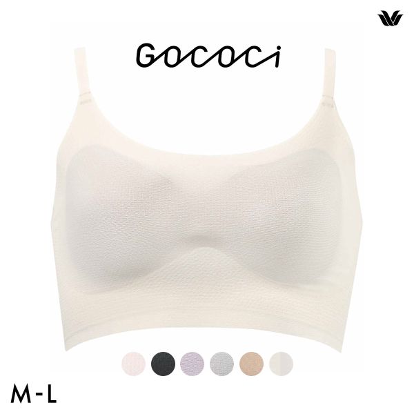 ワコール Wacoal 涼感ゴコチ GOCOCi 涼感 CGG271 ラクに美胸キープ シームレス　ノンワイヤーブラ ストラップタイプ ML