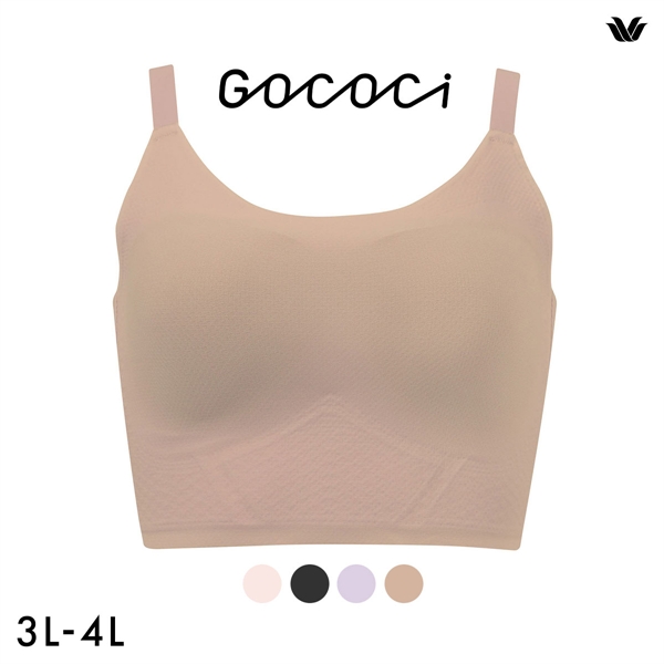 ワコール ゴコチ 涼感 ラージサイズ CGG273 シームレス ノンワイヤーブラ ストラップタイプ 3L 4L Wacoal GOCOCi