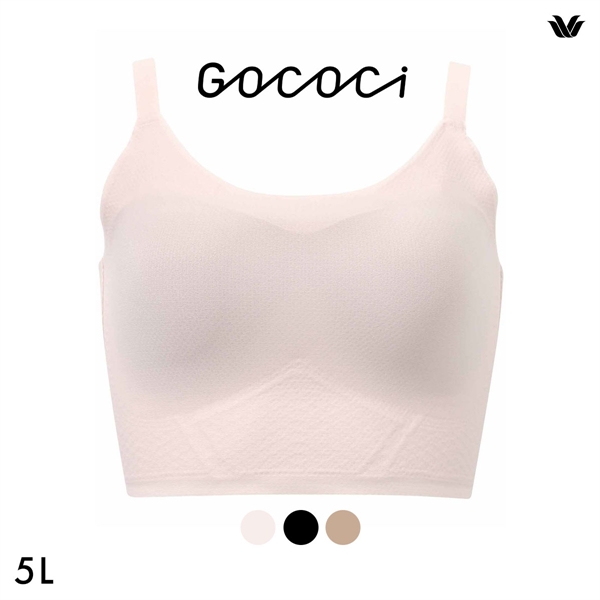 ワコール ゴコチ 涼感 ラージサイズ CGG273 シームレス ノンワイヤーブラ ストラップタイプ 5L Wacoal GOCOCi