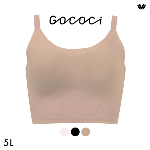 ワコール ゴコチ 涼感 ラージサイズ CGG273 シームレス ノンワイヤーブラ ストラップタイプ 5L Wacoal GOCOCi