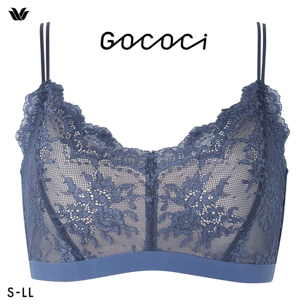 ワコール ゴコチ レーシィ CGG289 ブラジャー ハーフトップ ノンワイヤー ML 単品 ブラレット Wacoal GOCOCi