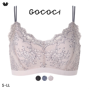 ワコール ゴコチ レーシィ CGG289 ブラジャー ハーフトップ ノンワイヤー ML 単品 ブラレット Wacoal GOCOCi