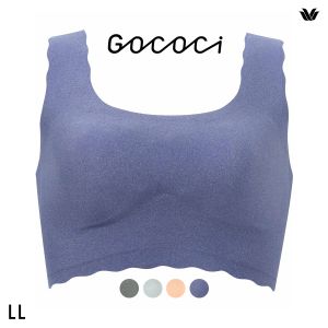 ワコール Wacoal ゴコチ GOCOCi CGG510 ラクに美胸キープ シームレス ノンワイヤーブラ ベンベルグ フラット ワイヤレスブラ LL
