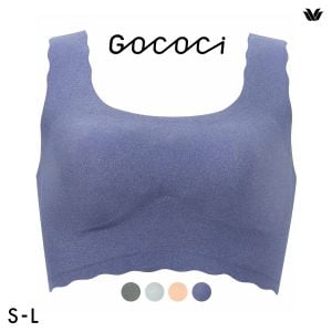 ワコール Wacoal ゴコチ GOCOCi CGG510 ラクに美胸キープ シームレス ノンワイヤーブラ ベンベルグ フラット ワイヤレスブラ SML