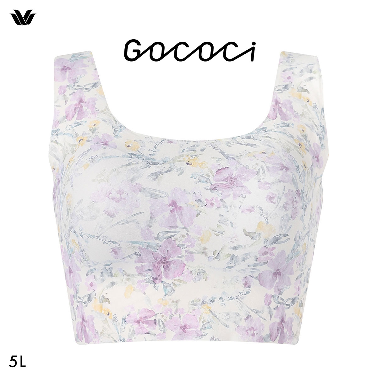 ワコール Wacoal ゴコチ GOCOCi CGG533 ラクに美胸キープ シームレス ノンワイヤー ブラジャー 5L フラット 無縫製 単品(WI-ワイン-5L)