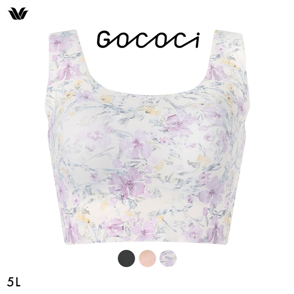 ワコール Wacoal ゴコチ GOCOCi CGG533 ラクに美胸キープ シームレス ノンワイヤー ブラジャー 5L フラット 無縫製 単品