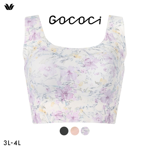 ワコール Wacoal ゴコチ GOCOCi CGG533 ラクに美胸キープ シームレス ノンワイヤー ブラジャー 3L 4L フラット 無縫製 単品
