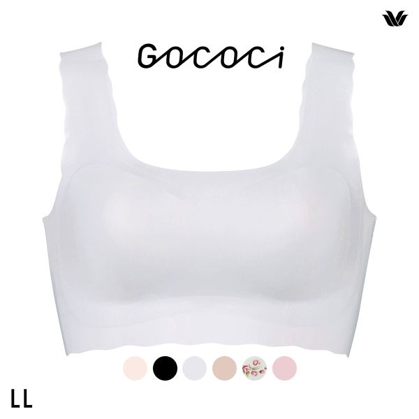 ワコール Wacoal ゴコチ GOCOCi CGG535 ラクに美胸キープ ブラジャー ノンワイヤー シームレス ナイロン フラット LL 単品
