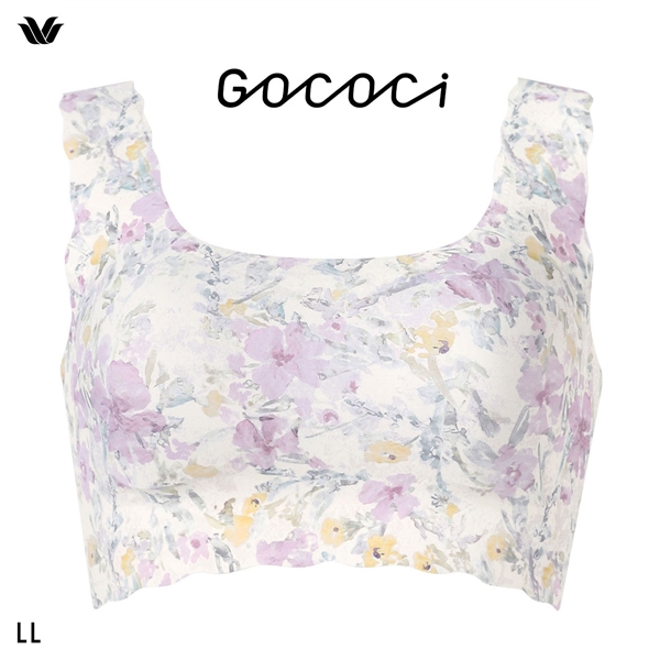ワコール Wacoal ゴコチ GOCOCi CGG535 ラクに美胸キープ ブラジャー ノンワイヤー シームレス ナイロン フラット LL 単品