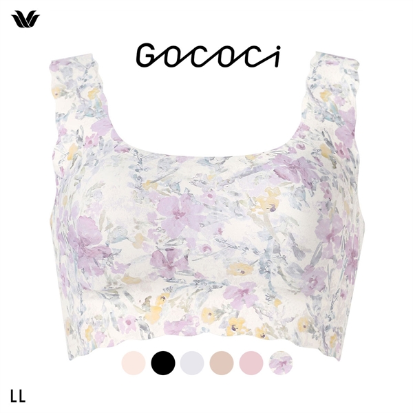 ワコール Wacoal ゴコチ GOCOCi CGG535 ラクに美胸キープ ブラジャー ノンワイヤー シームレス ナイロン フラット LL 単品