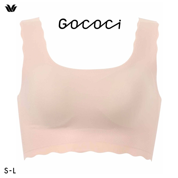 ワコール Wacoal ゴコチ GOCOCi CGG535 ラクに美胸キープ ブラジャー ノンワイヤー シームレス ナイロン フラット SML 単品