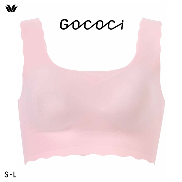 ワコール Wacoal ゴコチ GOCOCi CGG535 ラクに美胸キープ ブラジャー ノンワイヤー シームレス ナイロン フラット SML 単品