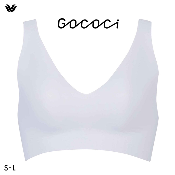 ワコール Wacoal ゴコチ GOCOCi CGG536 ラクに美胸キープ シームレス ノンワイヤーブラ Vネック ML フラット 無縫製 ワイヤレスブラ ブラジャー