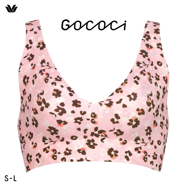 ワコール Wacoal ゴコチ GOCOCi CGG536 ラクに美胸キープ シームレス ノンワイヤーブラ Vネック ML フラット 無縫製 ワイヤレスブラ ブラジャー